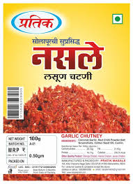 Nasale's Lasoon Khobra Chatani 100 grams